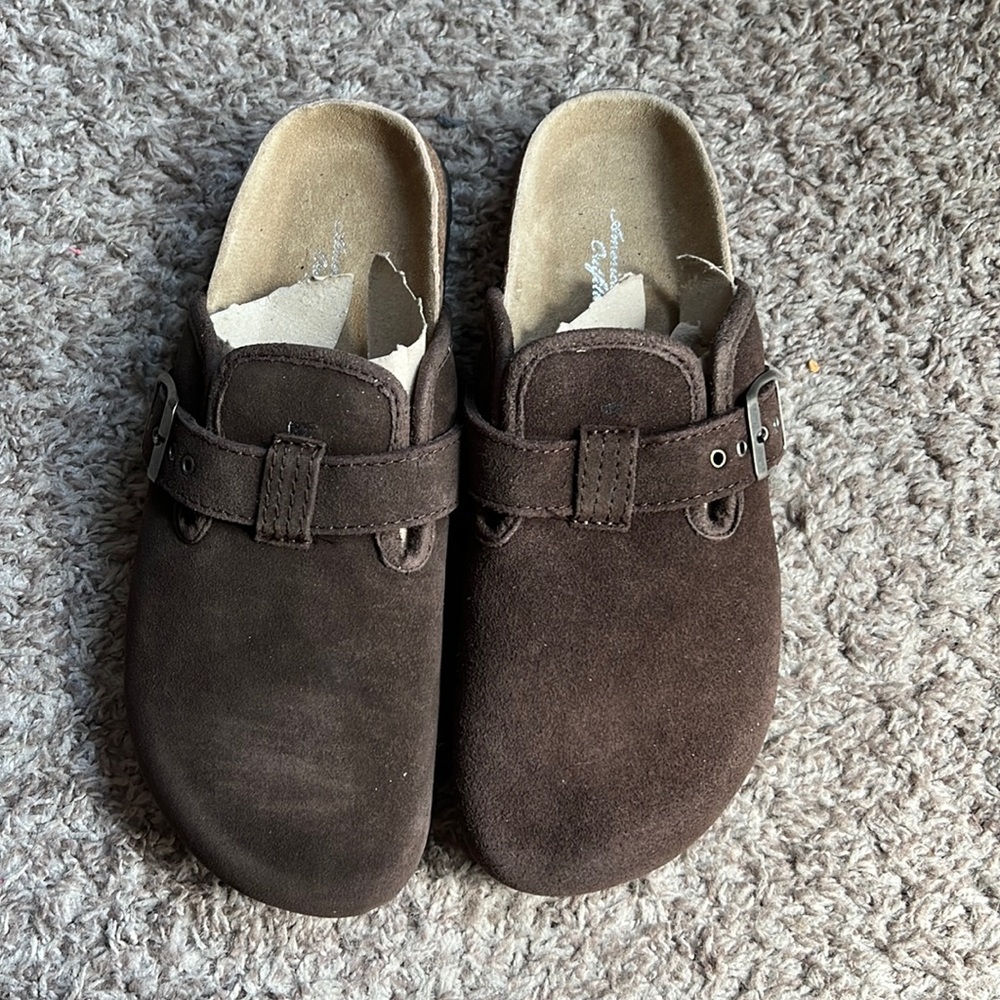 Brand new.  American Eagle Clogs.  Size 8.